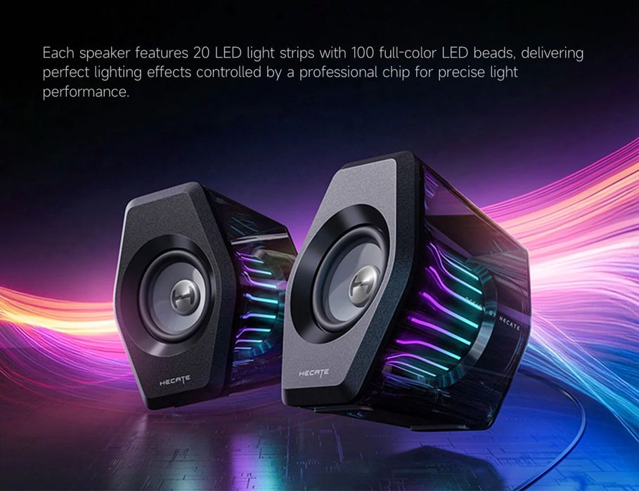 Edifier G2000 Pro — игровые колонки 2.0 с RGB - 1год гарантии