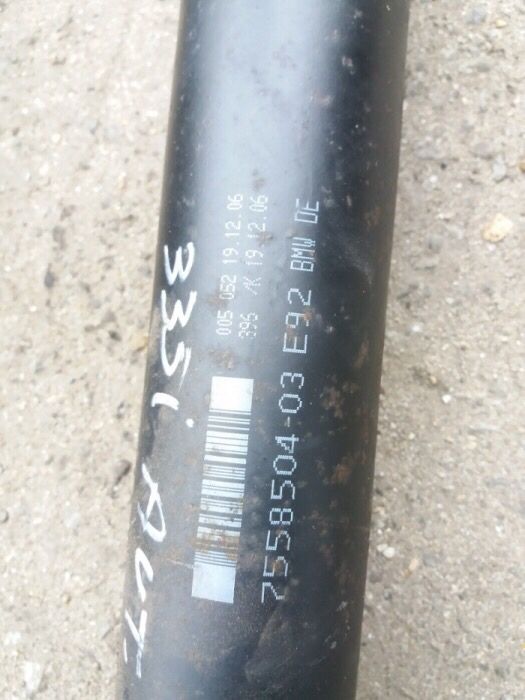 Cardan bmw e90 e91 e92 e93 335d
