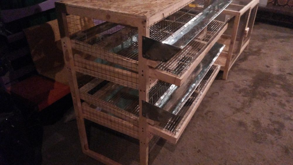 клетки для перепелов на 2 яруса