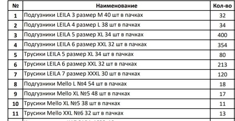 Leila подгузник премиум
