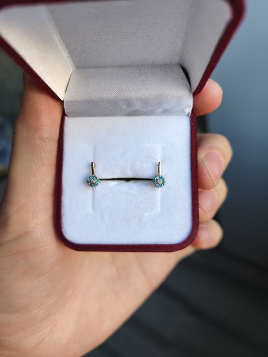 Детские серьги золото 585