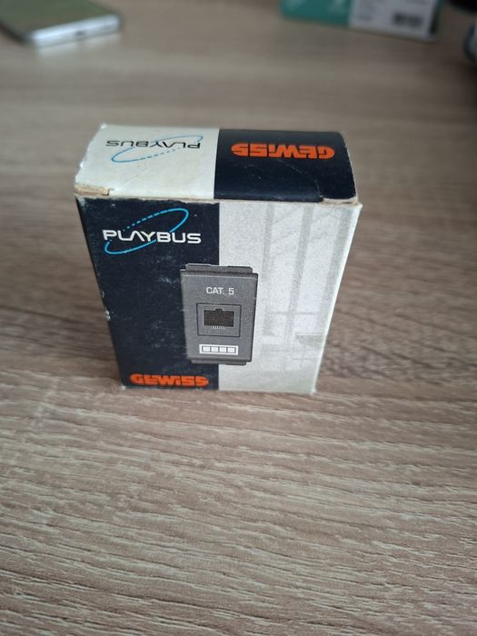 Priza RJ45 Cat5 FTP Gewiss Playbus GW30266 (GW30267) NOI – 25 bucăți