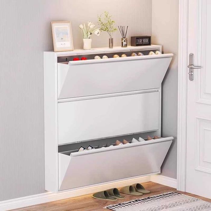 Uy uchun devorga osiladigan oyoq kiyim shkafi/Подвесной обувной шкаф