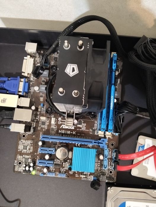 Комплект материнская плата+проц+озу 16гб