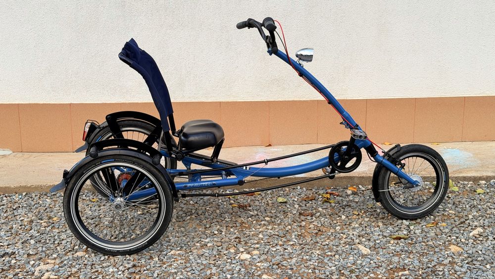 PFAU-TEC PFIFF ScooterTrike – Tricicletă Premium Adulți Germania – Shimano Nexus 7 Viteze – Suspensie – Scaun cu Spătar – 16/20”