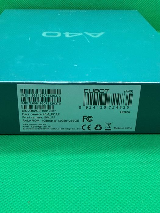 Cubot A40 256/4 Negru
