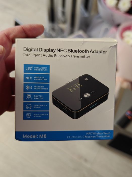 Bluetooth ресивер адаптер HiFI стерео с пультом