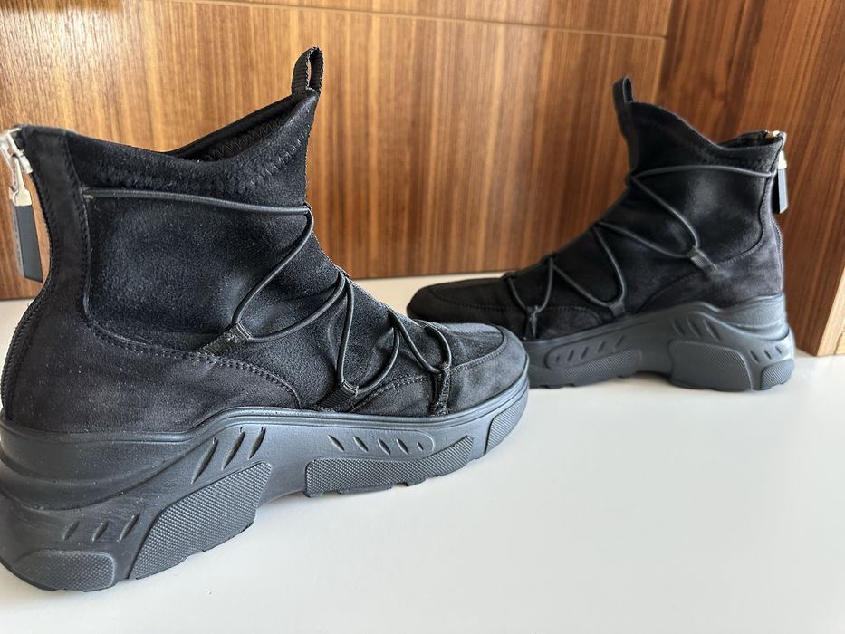 Sneakersi  Anna Cori negri, mărimea 37