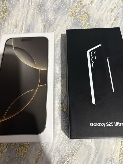 iPhone 16 Pro Max 512GB și Samsung Galaxy S25 Ultra 5G 512GB – Sigilate, Libere de rețea