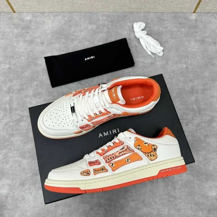 Amiri Skel Top Low "Orange Bandana"