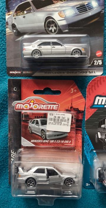 Set Mercedes Benz Hot Wheels și Majorette 1:64
