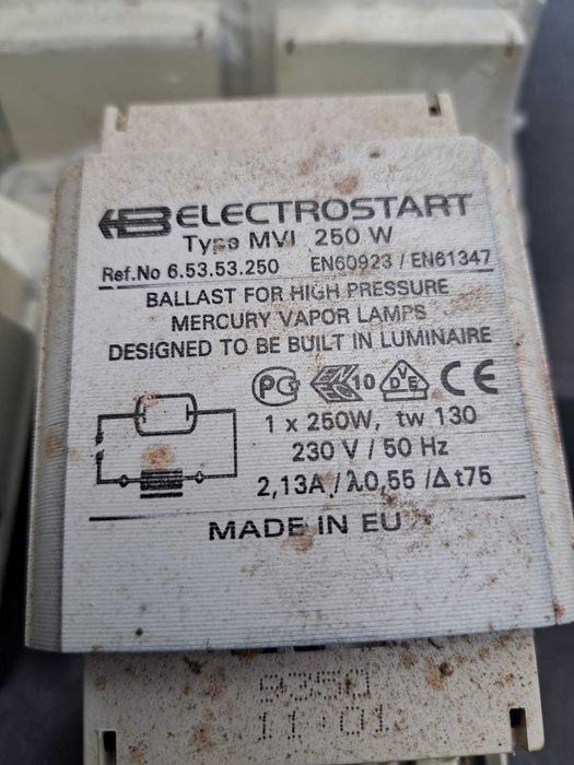 bobine balast diverse puteri pentru tub neon