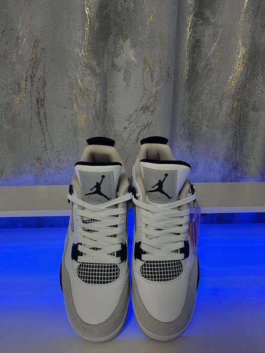 Nike Air Jordan 4-Military Black-VERIFICARE COLET