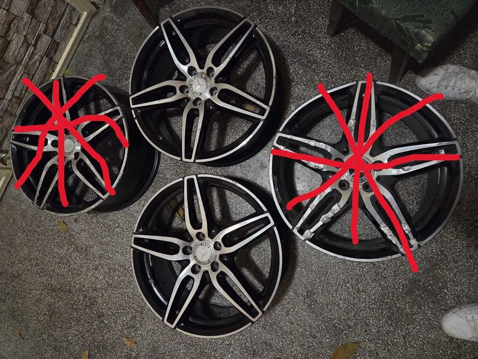 Джанти 19 цола Мерцедес 2 броя 8J x 19H2 ET43