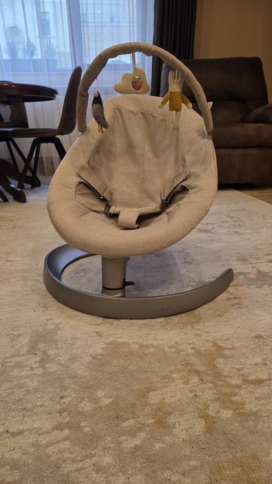 Balansoar Nuna Leaf Grow (Culoare Biscotti/Crem)