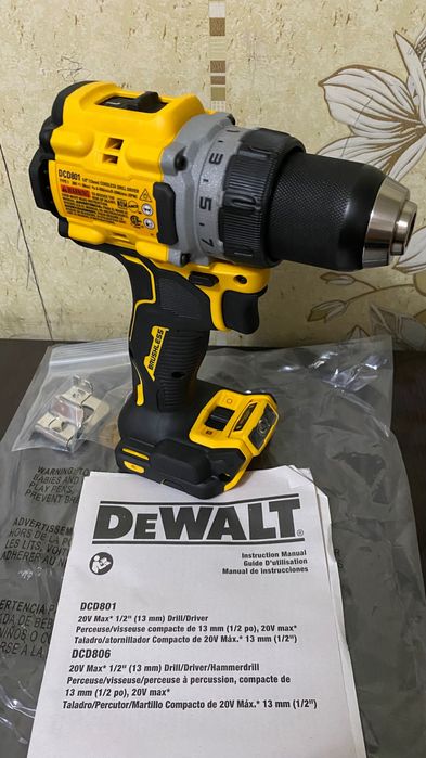Dewalt dcd-801 дрель-шуруповёрт.