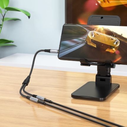 Аудио адаптер, переходник, Aux 3.5 mm переходник для наушников