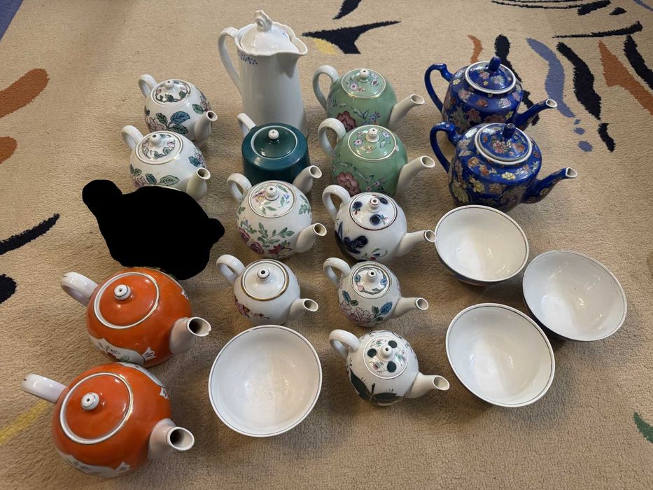 Старинные Чайники и Кофейник