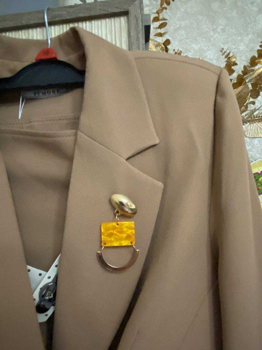 Женский костюм пиджак с юбкой, Турция, 40 размер