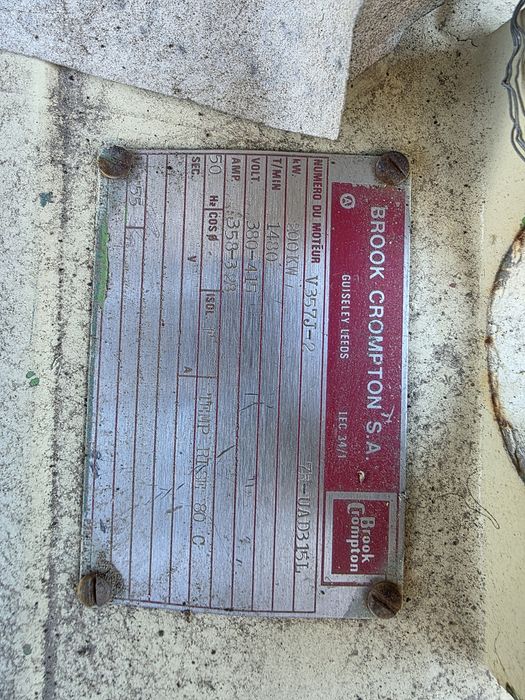 Motor Brook  Crompton 200kw