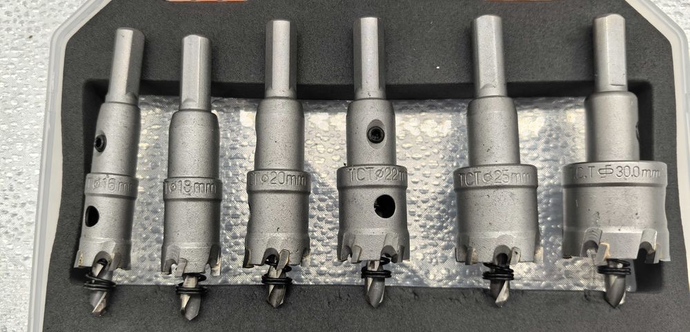 Set 6 burghie 16-30 mm, taiere precisa si durabila!