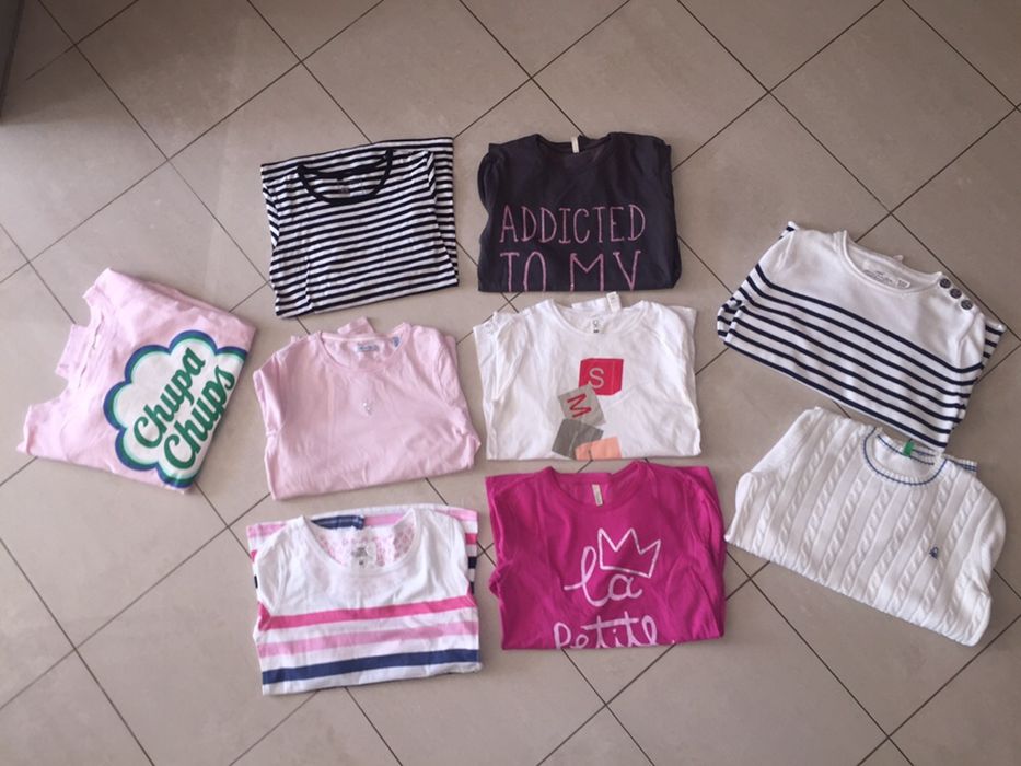 Яке,блузки,клин Lui Joe;Бенетон/Benetton;Okaidi,жилетка Roxy-140/146