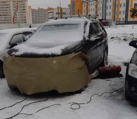 Отогрев авто прикурка