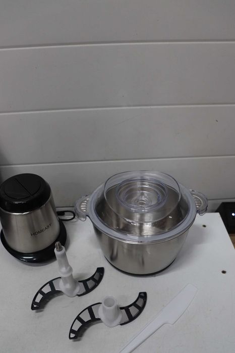 Електрическа месомелачка, кухненски робот 2L, неръждаема стомана, 850W