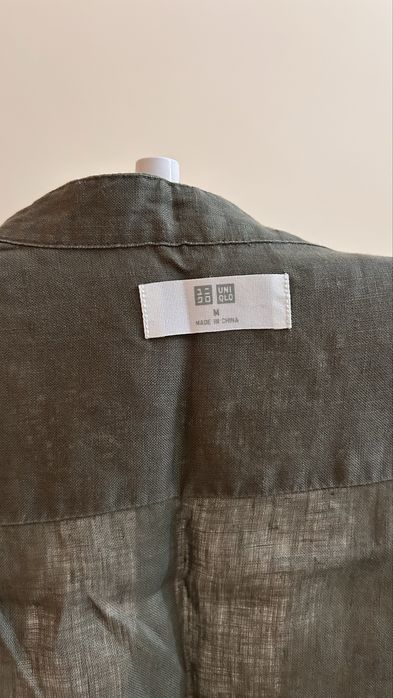 Льняная рубашка Uniqlo (100% лен)