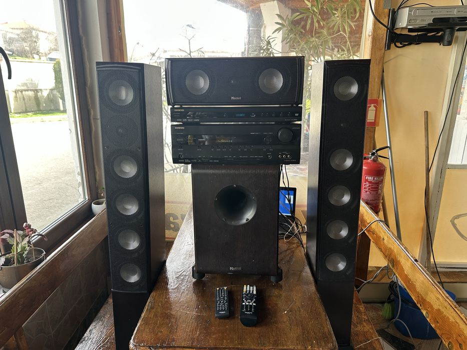 Домашно кино  магнат и двд и ресейвър