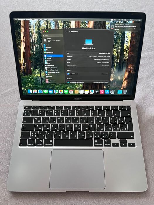 MacBook Air 13″ Retina 2020 / Intel Core i3 / 8 ГБ