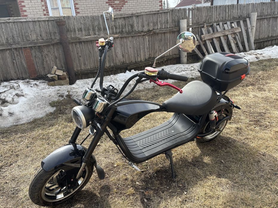 Электро скутер citycoco harley chopper