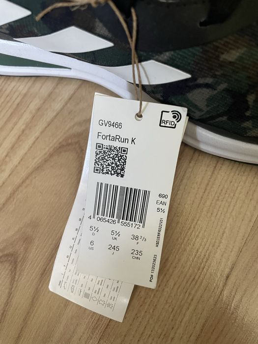 ADIDAS FortaRun K/Нови детски маратонки 38,2/3