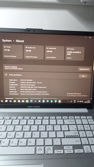 ASUS Vivobuk 64x.512gb.