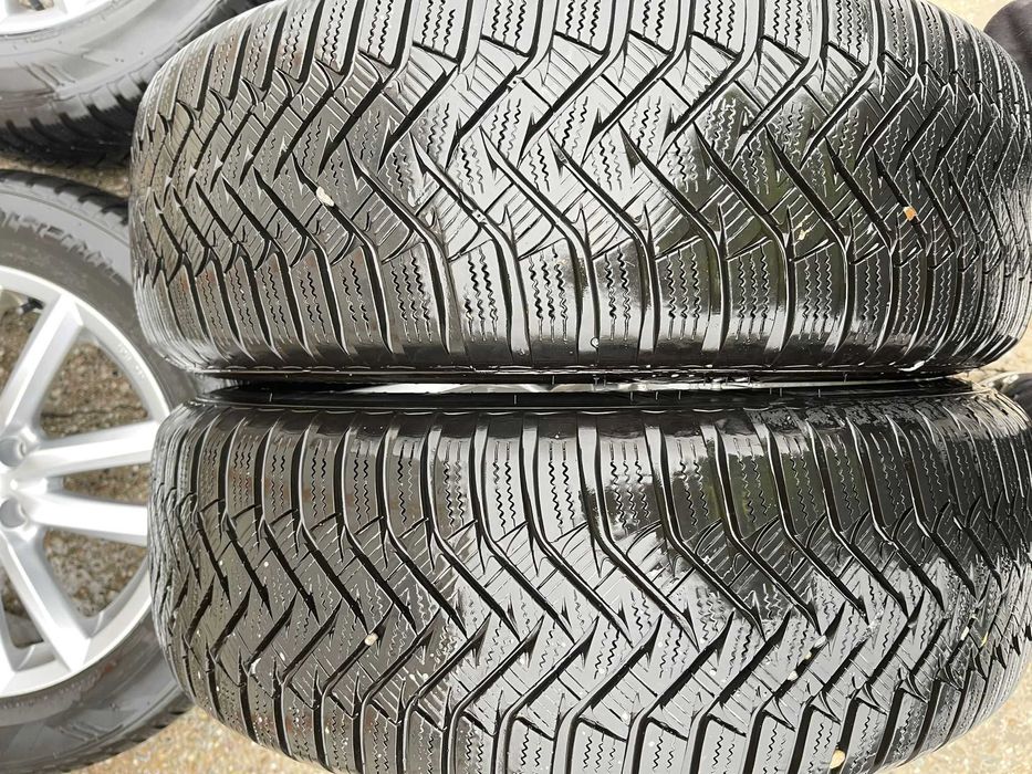 Jante aliaj R17 5x112 Audi Vw Skoda Seat anvelope de iarna 215 60 R17