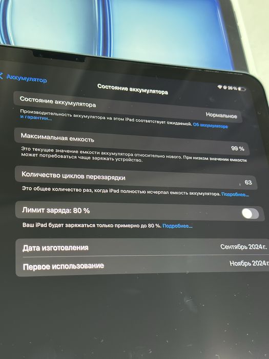 Продам iPad Air M2 на 128 гб