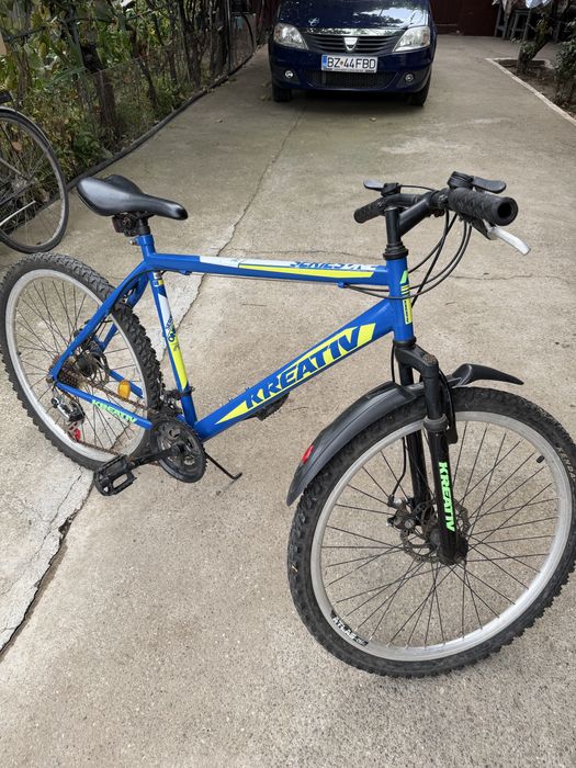 Bicicleta Mtb Kreativ 2605 - 26 Inch, M, Albastru-Galben