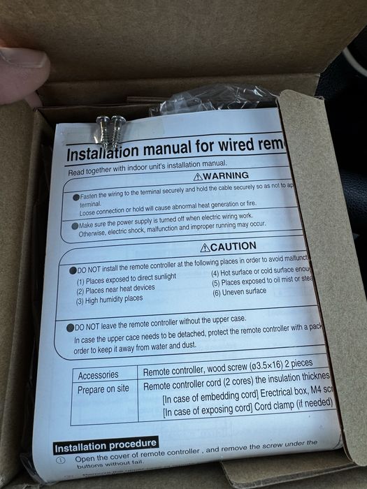 Termostat mitsubishi RC-E 5