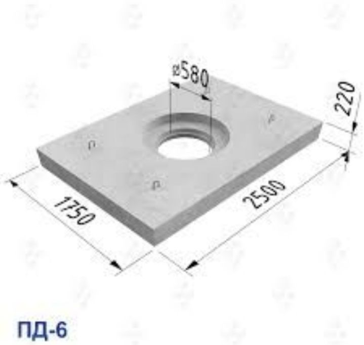 Продается плита перекрытия ПД-6