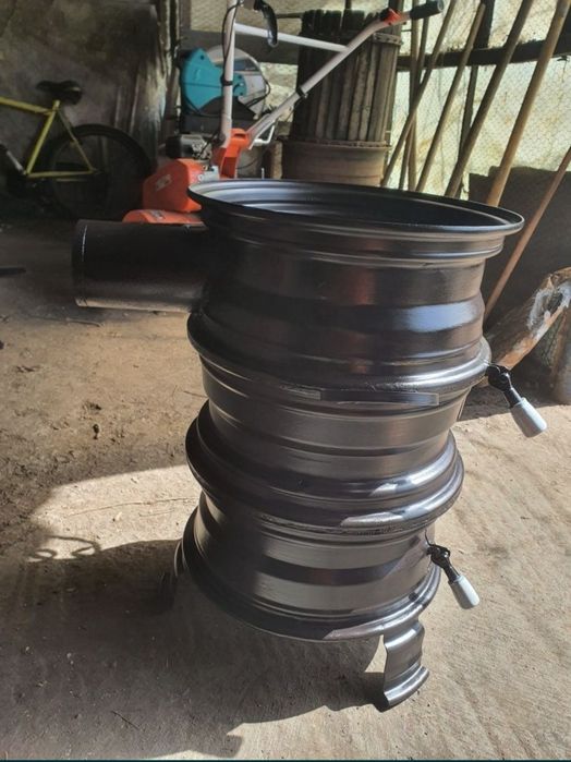 PIROSTRIE tip SOBITĂ cu Focar, Cenușar și Evacuare pentru Foișor