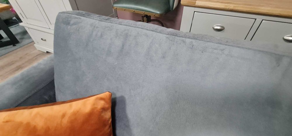 ПРОМОЦИЯ!!! Сив ъглов диван от плат Merlin