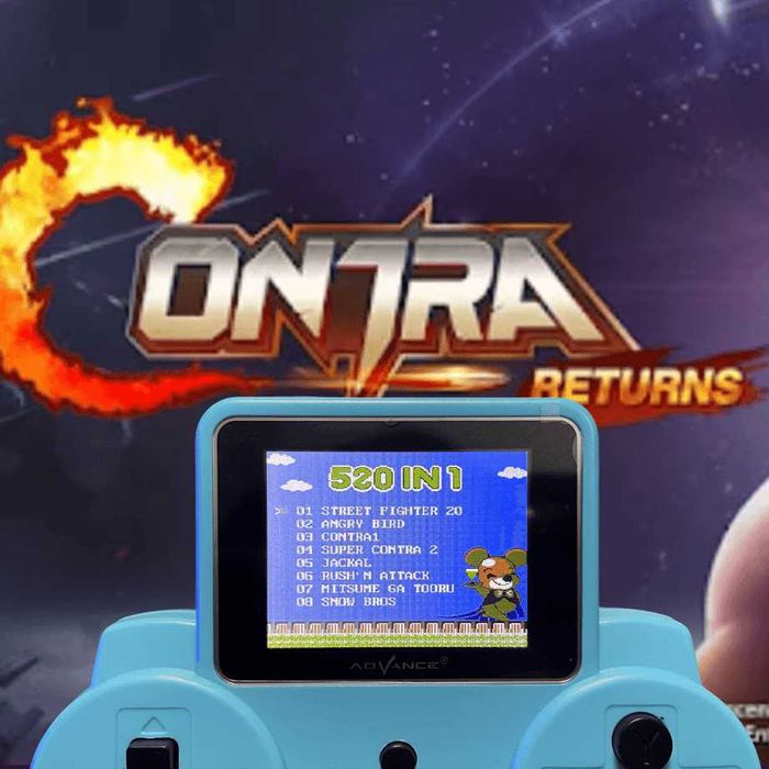 Конзола за 520 в 1 игри класически ретро игри 2,5" екран S10