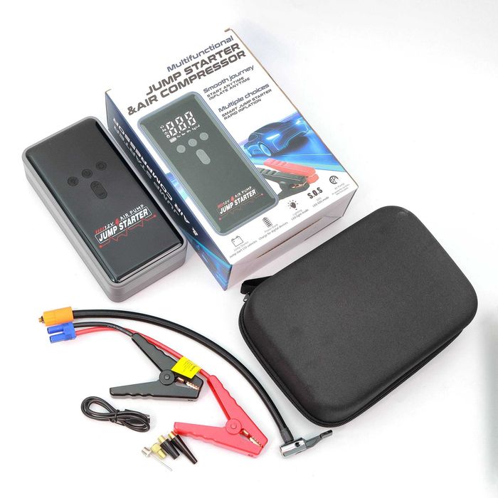 Jump starter Стартер портативная аккумулятор пуско зарядное устройства