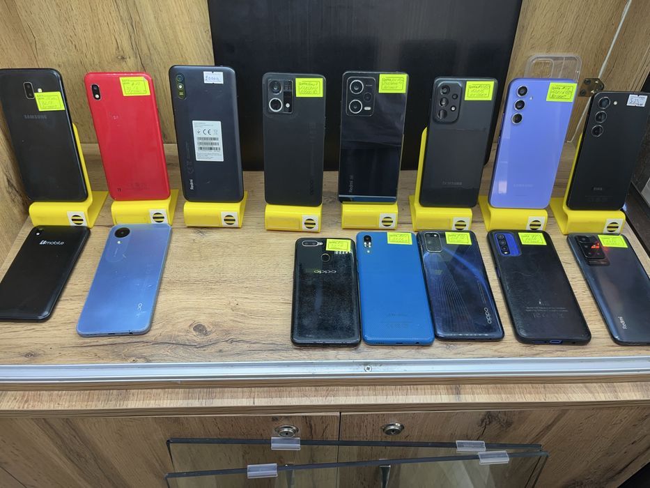Iphone X-16 дейін, Samsung, Oppo, Redmi