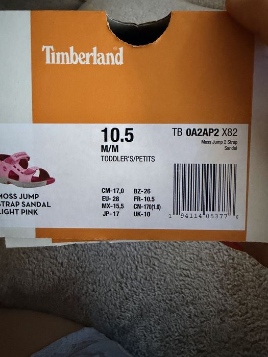 Детски сандали Timberland