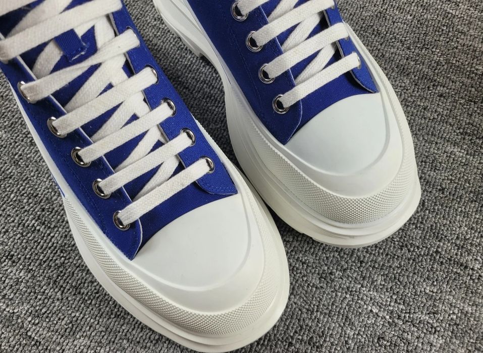 Alexander Mcqueen high albastru