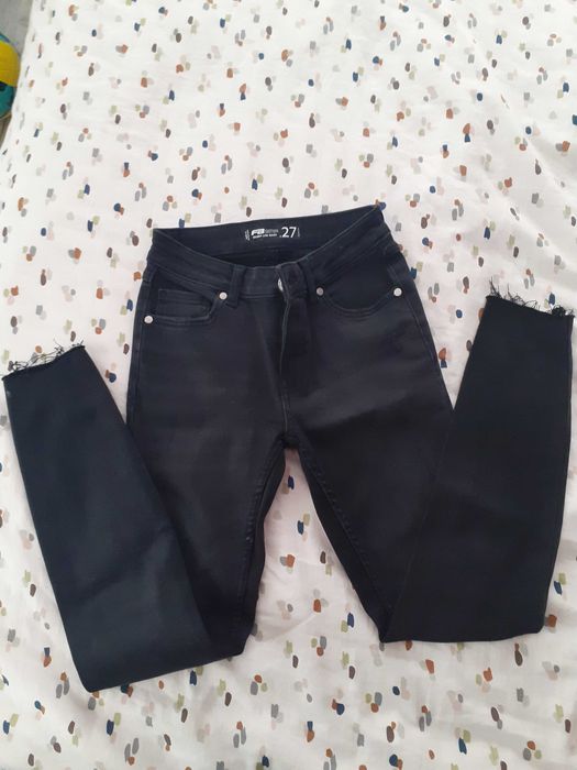 Дънков черен панталон размер w27