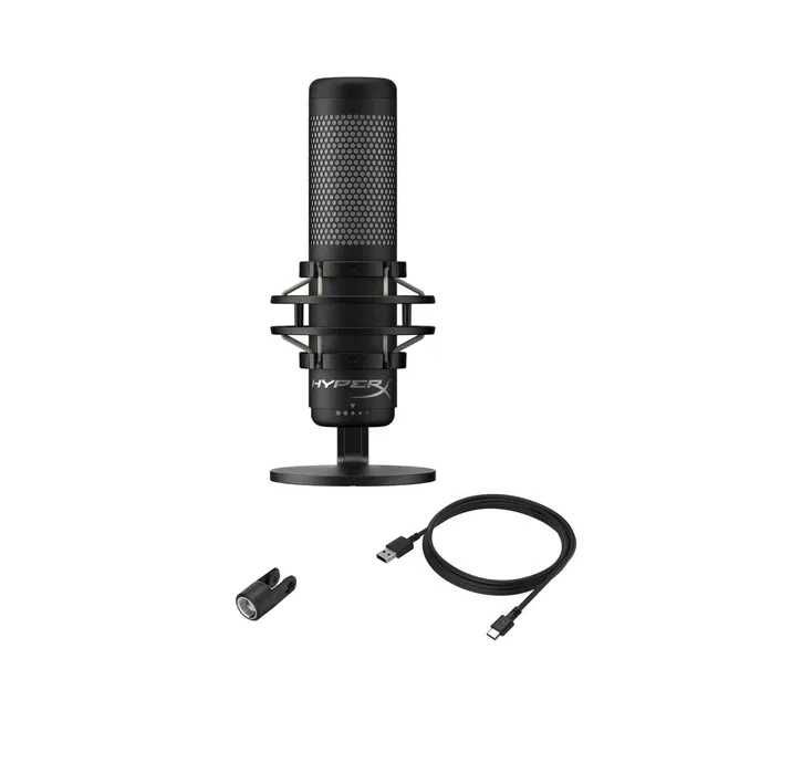 ^ Рассрочка на Микрофон HyperX QuadCast S - Black