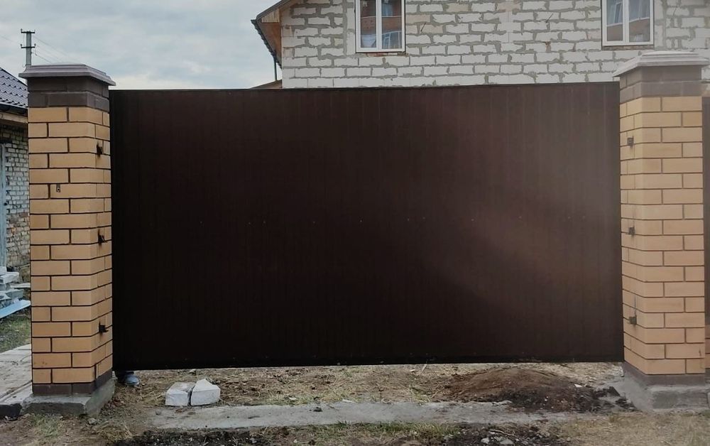 Ворота откатные от 450000тенге