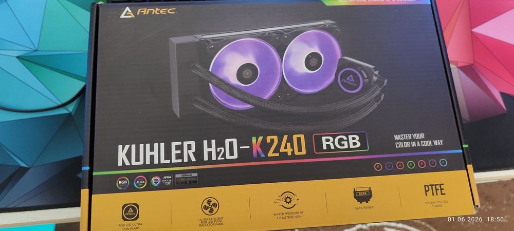 Водяное охлаждение для ПК Antec Kuhler H2O K240